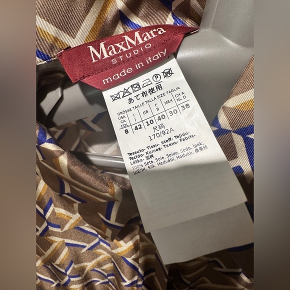 Max Mara Studio silk Midi Dress - Picture 4 of 5